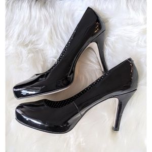Madden Girl Heels Classic Black Patent Pumps
